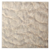 水の中の砂 タイル (正面)