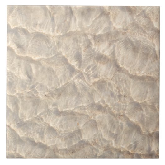 水の中の砂 タイル (正面)