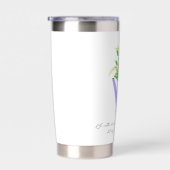 水の中の花は神の成長与えを可能にする 保温保冷タンブラー (右面)