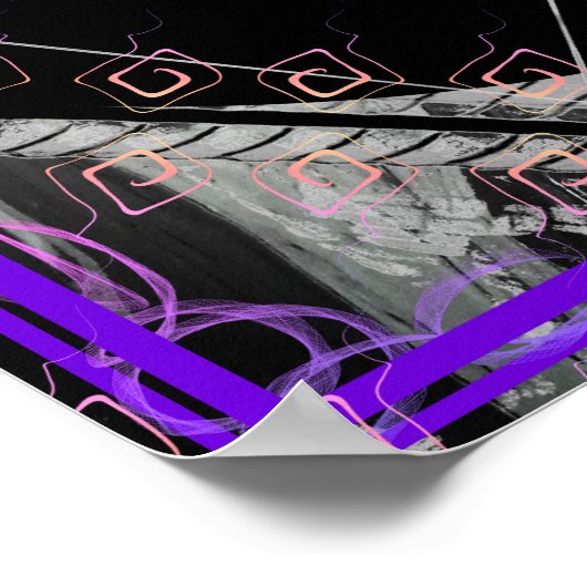 水の中の要素的な空気瞑想支援タトバ ポスター (角)