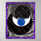 水の中の要素的な空気瞑想支援タトバ ポスター (正面)