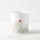 水の中の野草がコーヒーマグ コーヒーマグカップ (中央)