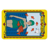 水の中の魚_B_4x6冷凍機磁石 マグネット (横)