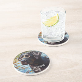 水の中の黒い研究室 コースター