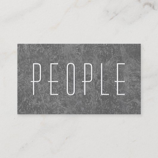 水の人的資源のコンサルタントのシンプルなスタイルV57 名刺 (正面)