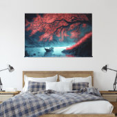 水の体に乗る船 キャンバスプリント (インサイチュ (寝室))