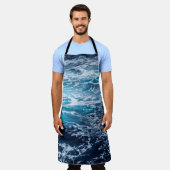 水の体のクローズアップ写真 エプロン (着用した状態)