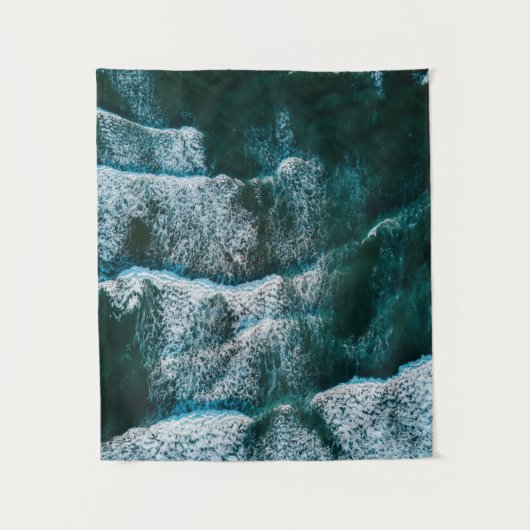 水の体の写真 タペストリー (正面)