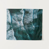水の体の写真 タペストリー (正面(横))