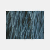 水の体の撮影 フリースブランケット (正面(横))