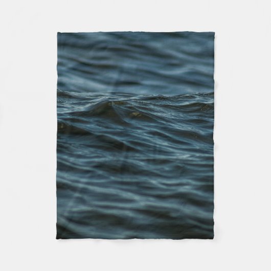 水の体の撮影 フリースブランケット (正面)