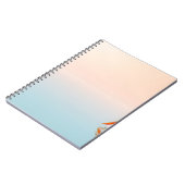 水の体の白いペリカン ノートブック (左側)