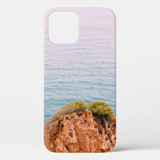 水の体の茶色の岩山 Case-Mate iPhoneケース (裏面)