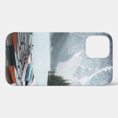 水の体上の色揃え船 Case-Mate iPhoneケース (裏面 (横))