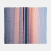 水の体撮影 フリースブランケット (正面(横))