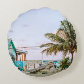 水の体近くの青木造住宅 ラウンドクッション (裏面)