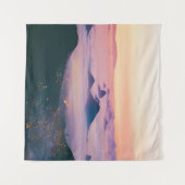 水の体風景 タペストリー (正面(横))