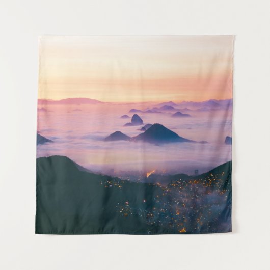 水の体風景 タペストリー (正面)