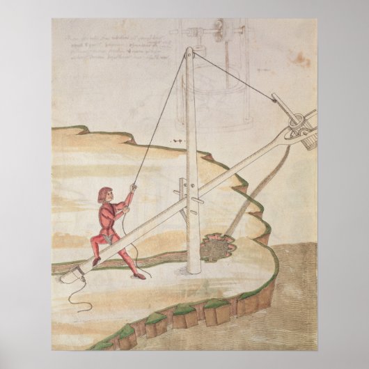 水の供給方式の図 ポスター (正面)