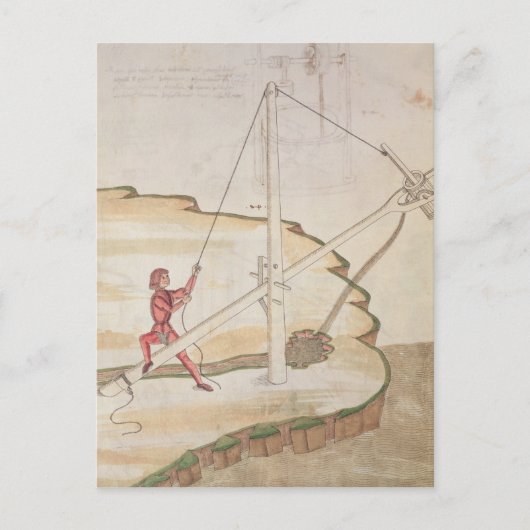 水の供給方式の図 ポストカード (正面)