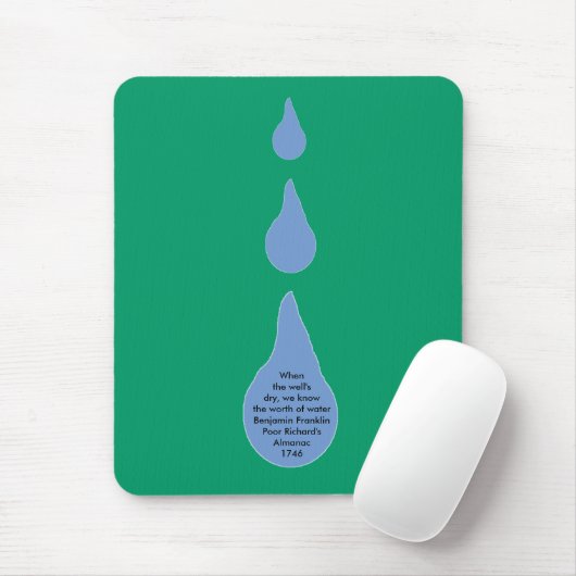 水の価値 マウスパッド (マウス)