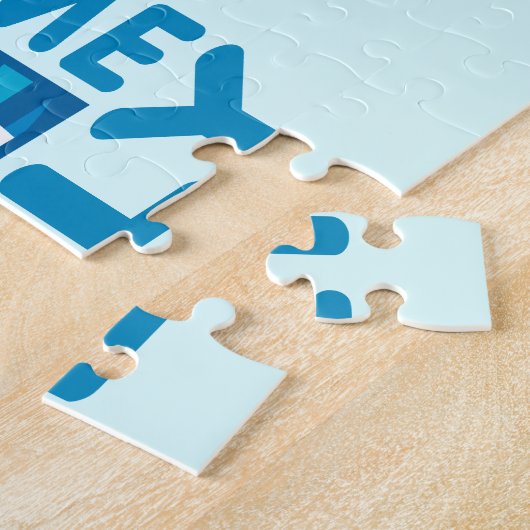 水の保全 ジグソーパズル (側面)