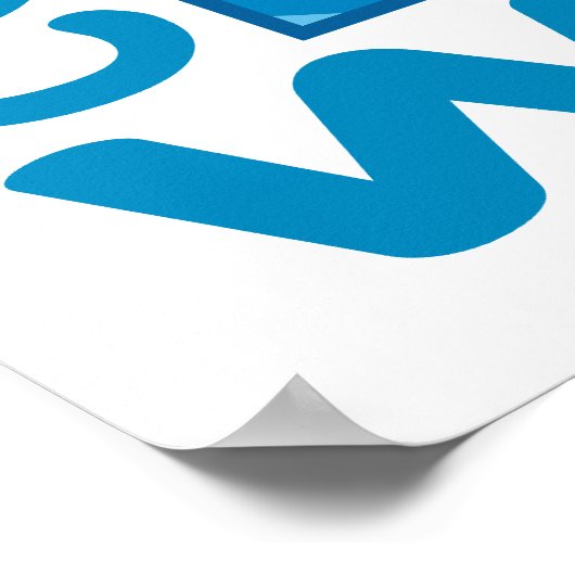 水の保全 ポスター (角)