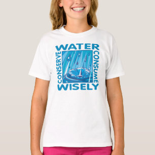 水の保全 Tシャツ