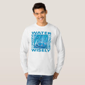 水の保全 Tシャツ (正面フル)