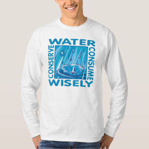 水の保全 Tシャツ