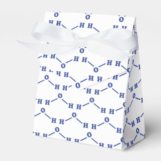 水の分子式 フェイバーボックス (正面サイド)