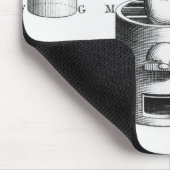 水の分解の実験 マウスパッド (コーナー)