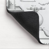 水の分解の実験 マウスパッド (コーナー)