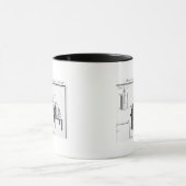 水の分解の実験 マグカップ (中央)