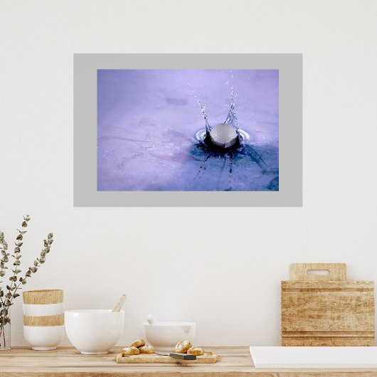 水の危険 ポスター (キッチン)