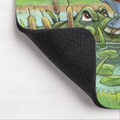 水の危険 マウスパッド (コーナー)