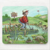 水の危険 マウスパッド (正面)