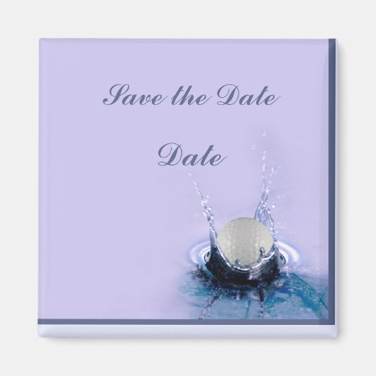 水の危険 マグネット (正面)