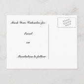 水の危険 案内ポストカード (裏面)