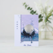 水の危険 案内ポストカード (スタンド正面)