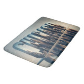 水の反射を持つシカゴ市 バスマット (アングル)