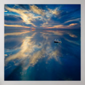 水の反射 ポスター (正面)