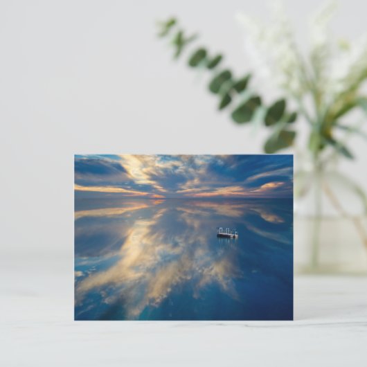 水の反射 ポストカード (スタンド正面)