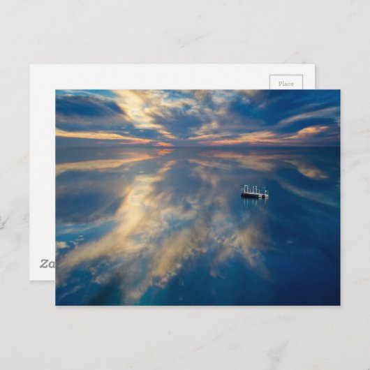 水の反射 ポストカード (正面/裏面)