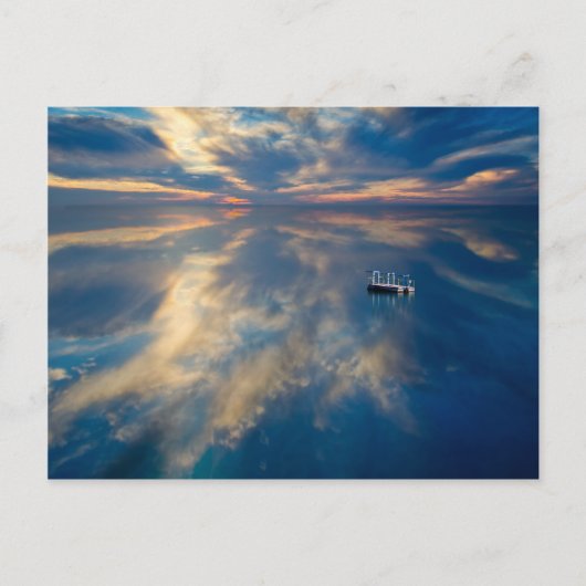 水の反射 ポストカード (正面)