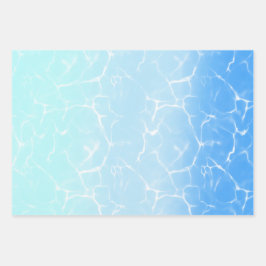 水の反射 ラッピングペーパーシート