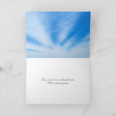 水の同情カードの上にサーラス雲 カード (内部)