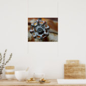 水の噴出 ポスター (キッチン)