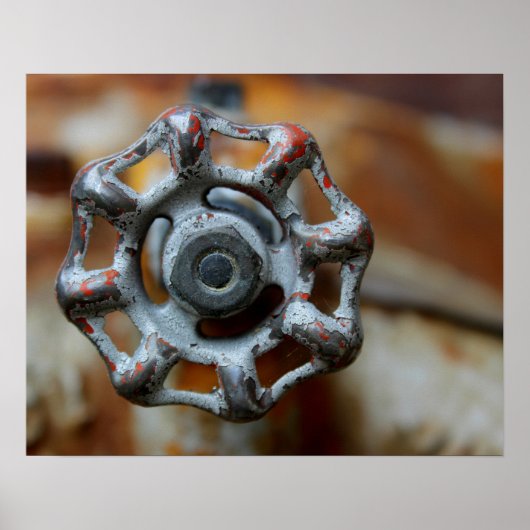 水の噴出 ポスター (正面)