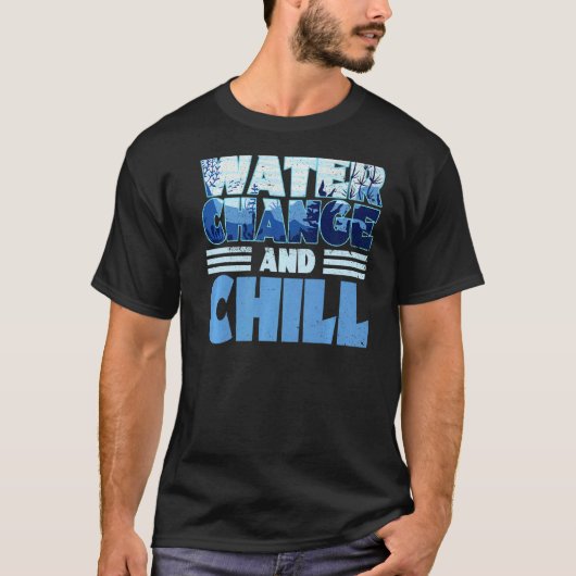 水の変化と冷たい魚のタンクの採石者 Tシャツ (正面)